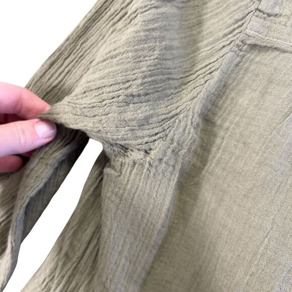 $188 Current/Elliott The Picnic shirt in green - Picture 10 of 14